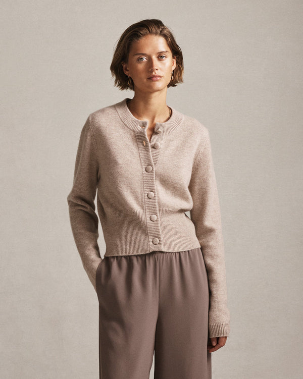 p. johnson Emily Cardigan - Oat