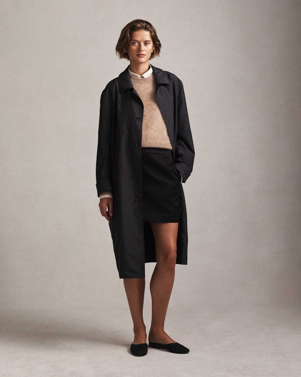 p. johnson Femme Rain Mac - Black