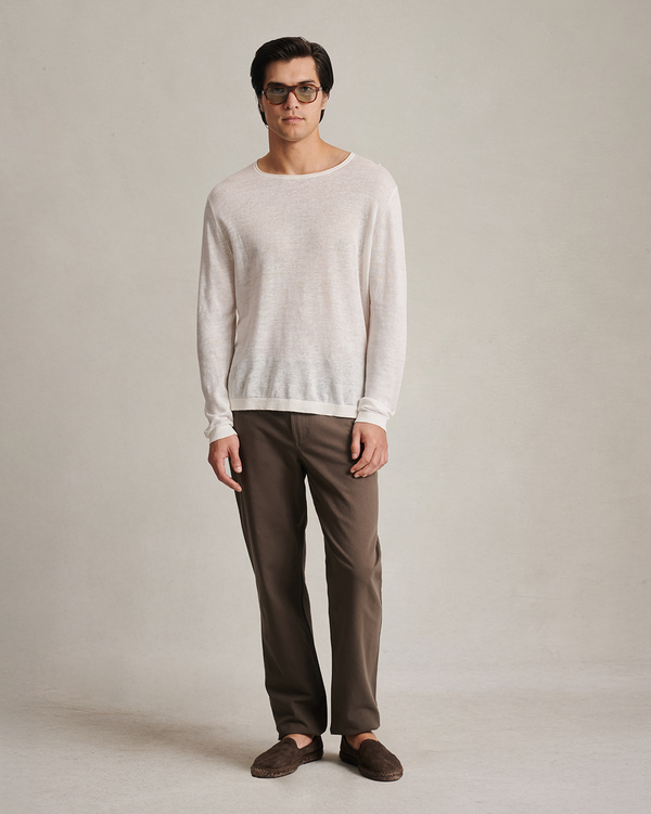 P. Johnson Five Pocket Canvas Trouser - Khaki