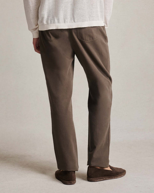 P. Johnson Five Pocket Canvas Trouser - Khaki