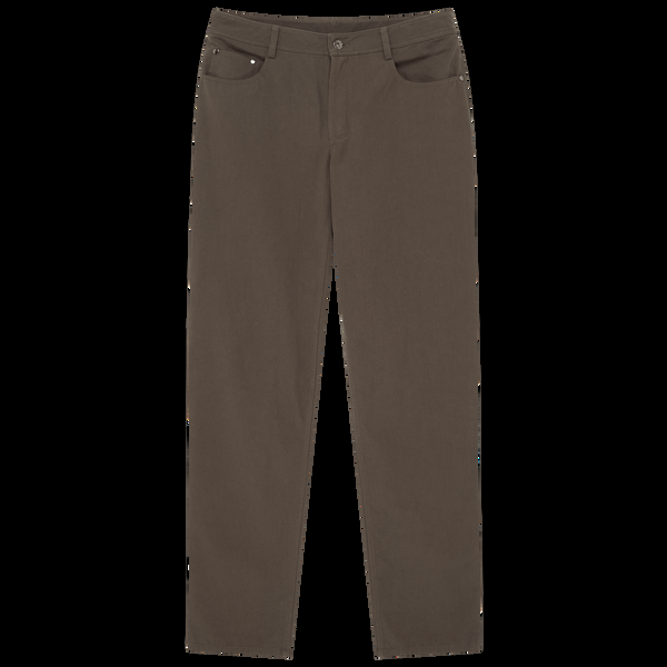 P. Johnson Five Pocket Canvas Trouser - Khaki