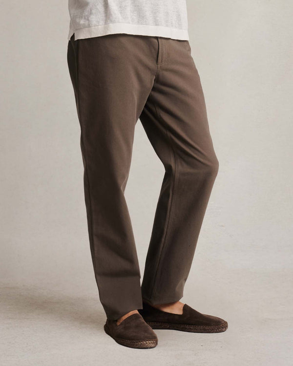 p. johnson Five Pocket Canvas Trouser - Khaki