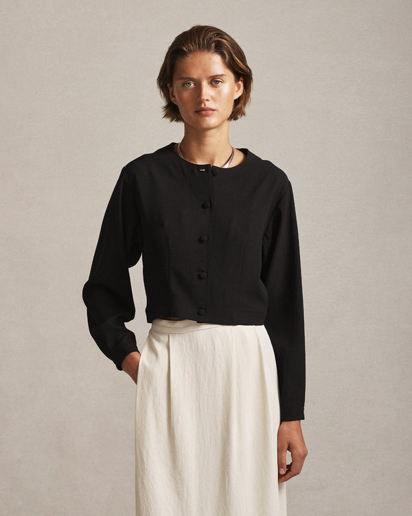 p. johnson Florence Blouse - Black