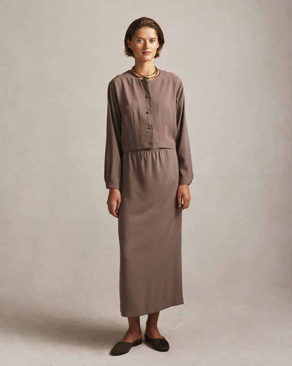 P. Johnson Florence Blouse - Taupe