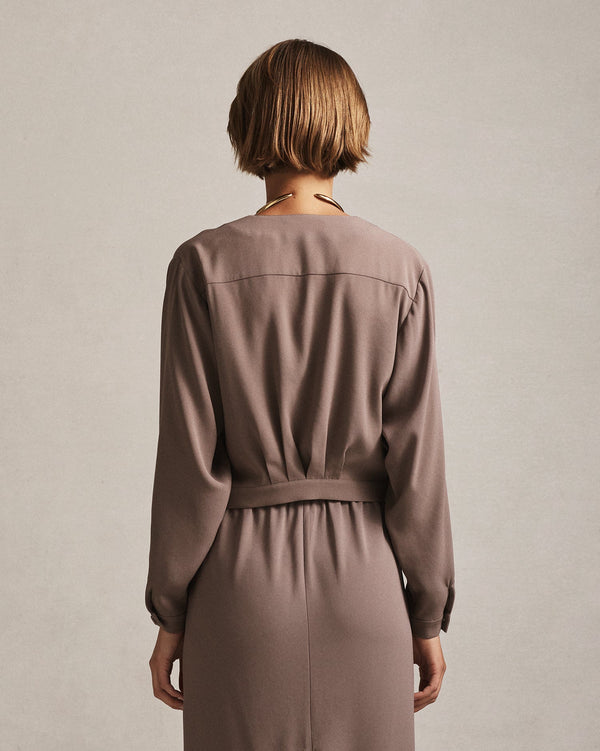 P. Johnson Florence Blouse - Taupe