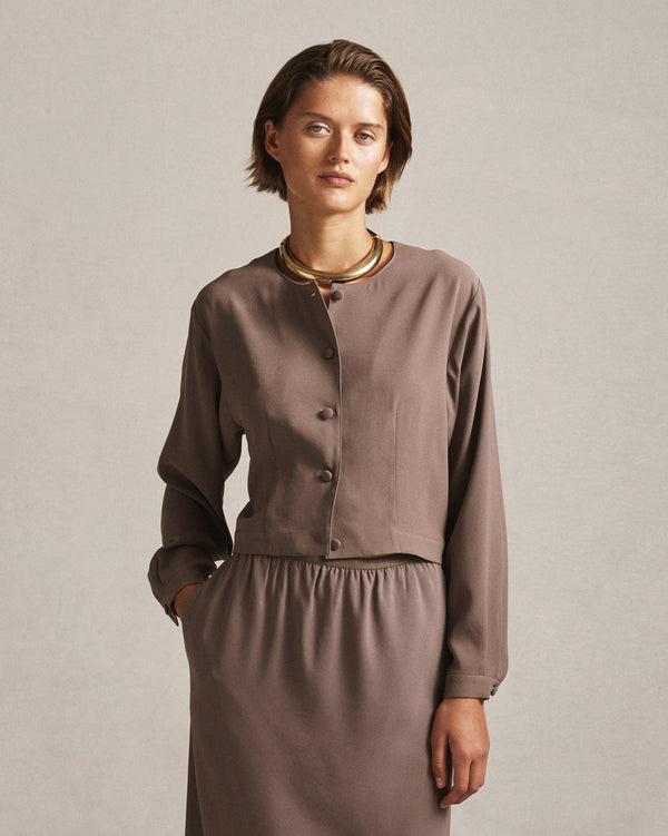p. johnson Florence Blouse - Taupe