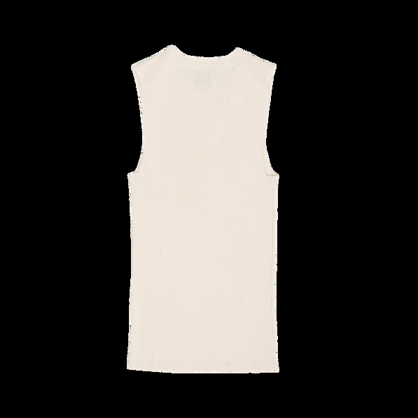 P. Johnson Georgia Rib Knit Tank - Off White
