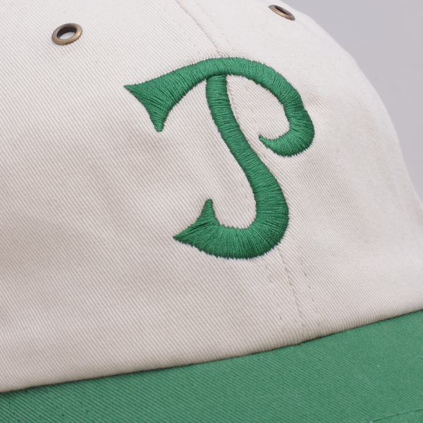 P. Johnson Green & Off White March Team Cap