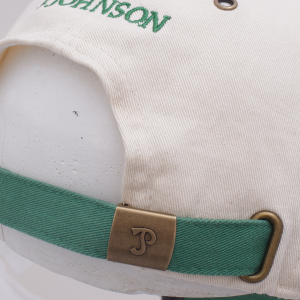 P. Johnson Green & Off White March Team Cap