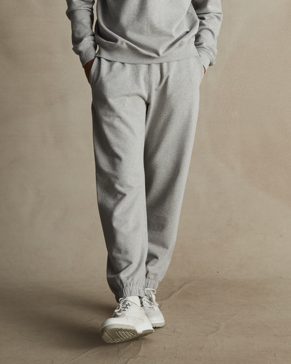 p. johnson Grey Organic Cotton Track Pants