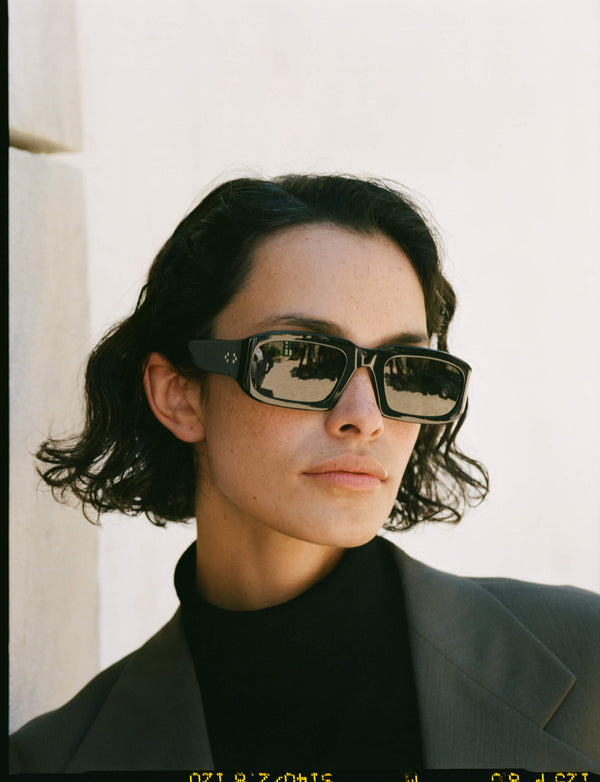 P. Johnson Harper Black Sunglasses