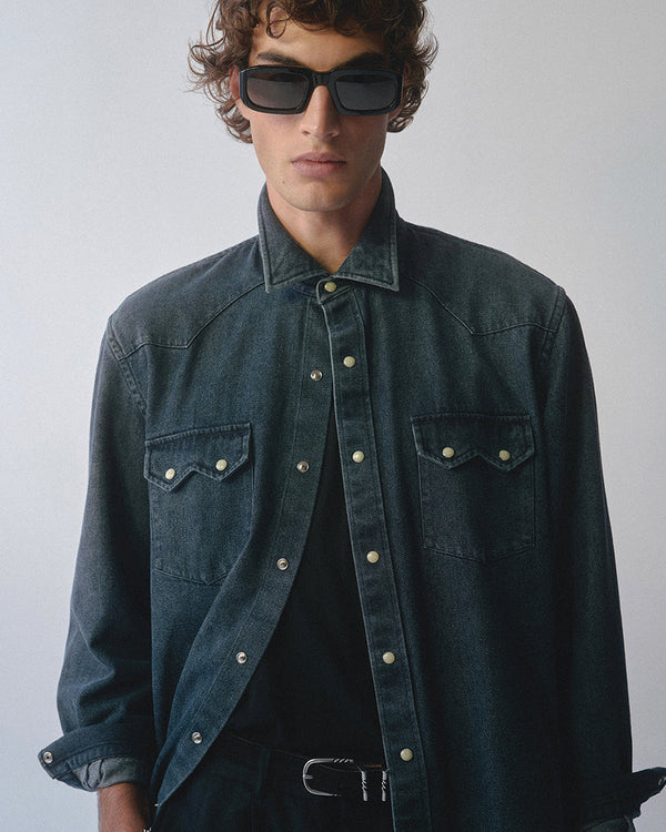 P. Johnson Harper Black Sunglasses