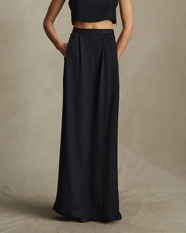 p. johnson Helena Straight Skirt - Black