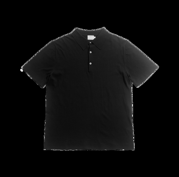 P. Johnson Ice Cotton Polo - Black