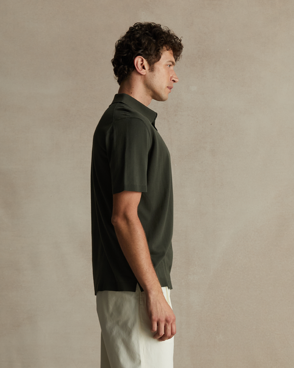 P. Johnson Ice Cotton Polo - Green