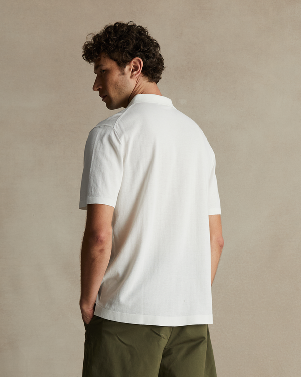 P. Johnson Ice Cotton Polo - Off White