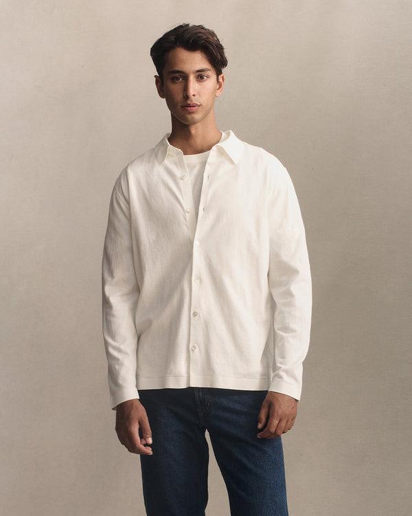 P. Johnson Ice Cotton Shirt - Off White