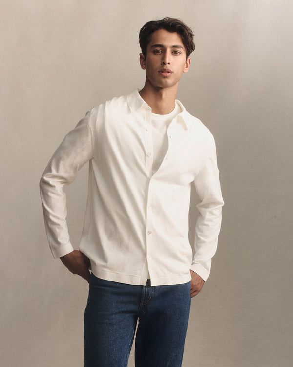 p. johnson Ice Cotton Shirt - Off White
