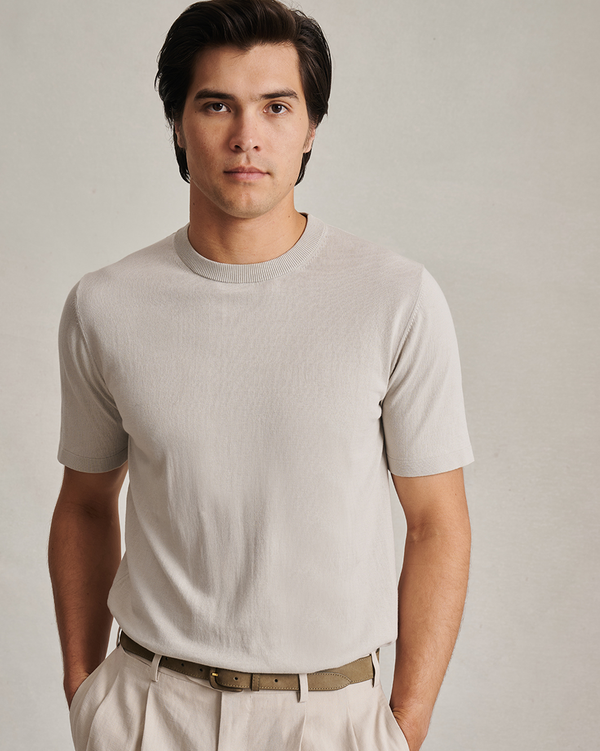 p. johnson Ice Cotton Tee - Greige
