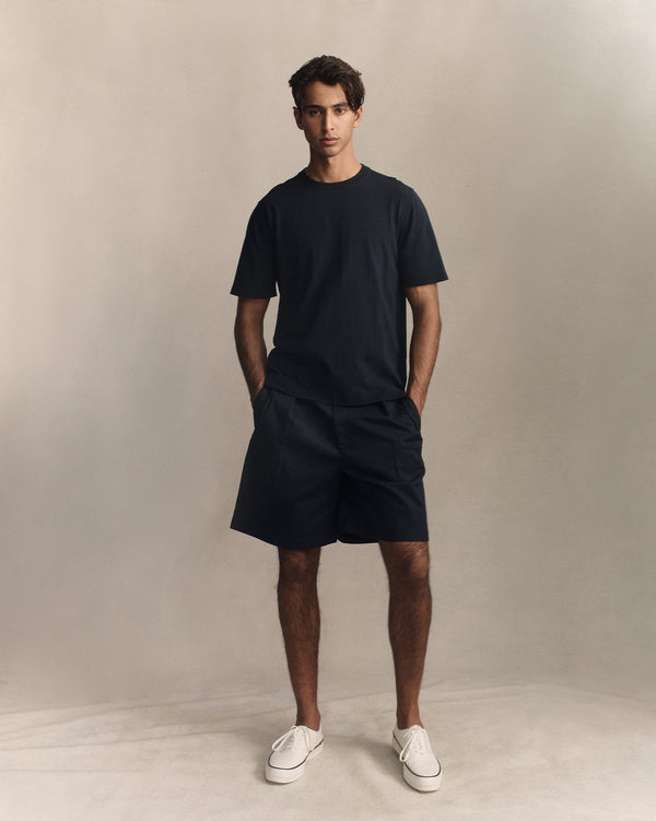 P. Johnson Ice Cotton Tee - Navy