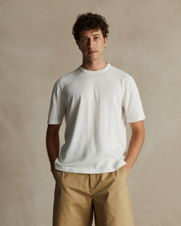 p. johnson Ice Cotton Tee - Off White