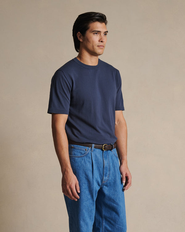 P. Johnson Ice Cotton Tee - Pacific Ocean Blue