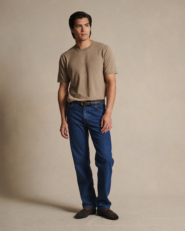 P. Johnson Ice Cotton Tee - Taupe