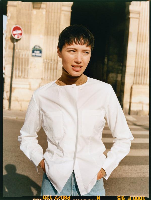 P. Johnson Inès Shirt - White Poplin