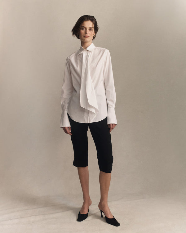 P. Johnson Isabel Shirt - White Poplin