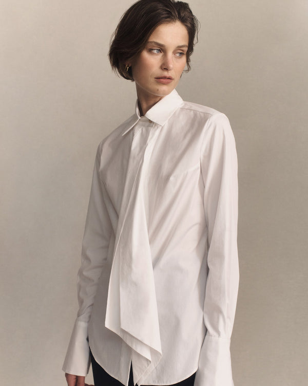 P. Johnson Isabel Shirt - White Poplin