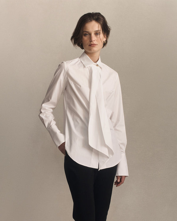 p. johnson Isabel Shirt - White Poplin