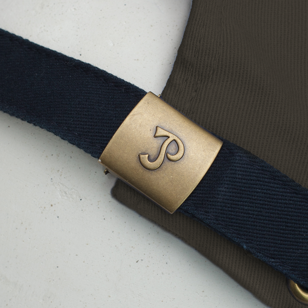 P. Johnson Khaki Tonal Logo Cap