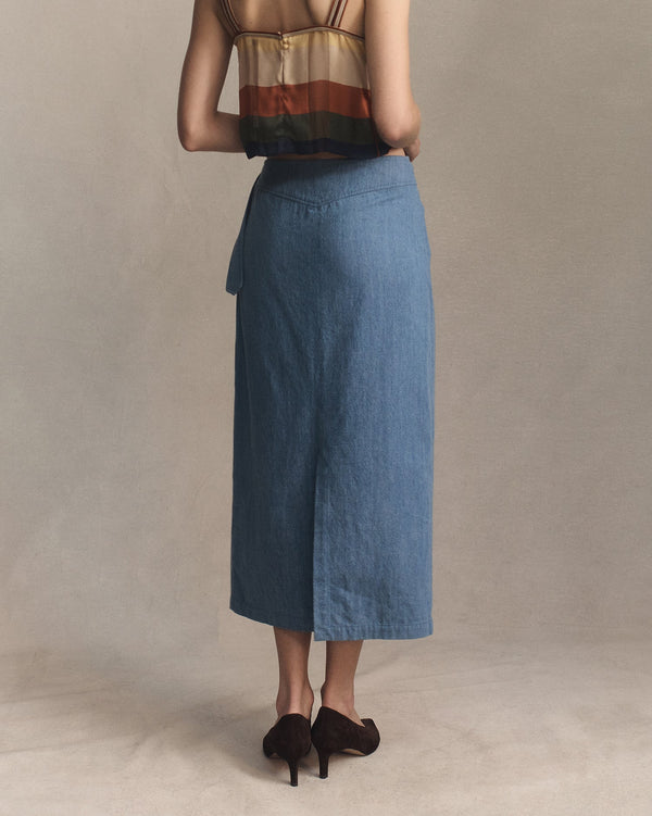 P. Johnson Kim Skirt - Denim