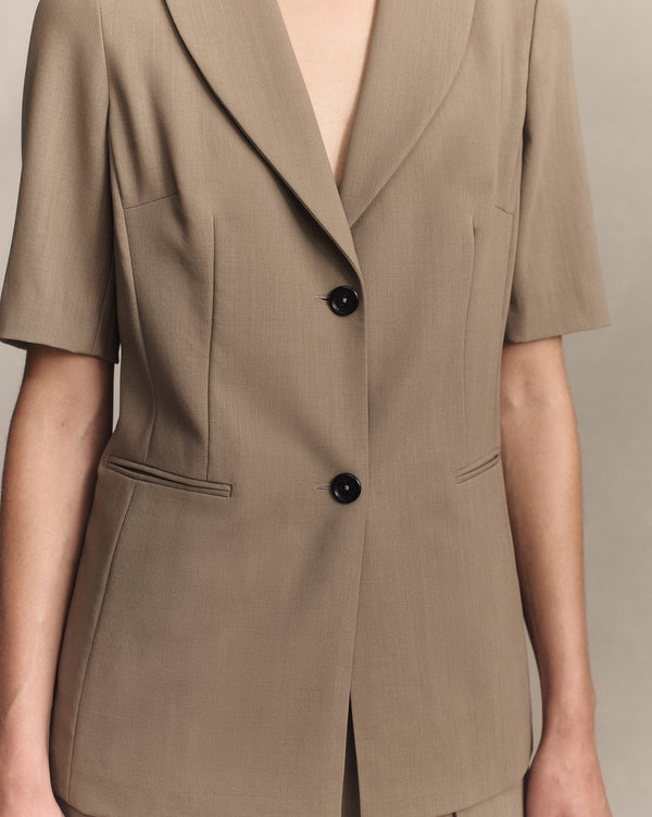 P. Johnson Lottie Blazer - Taupe