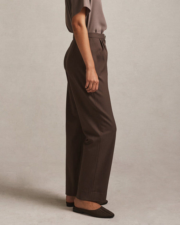 P. Johnson Lou Trouser - Nubuck Brown