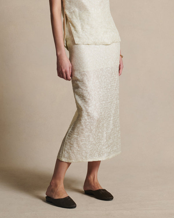 p. johnson Mara Maxi Skirt - Cloud