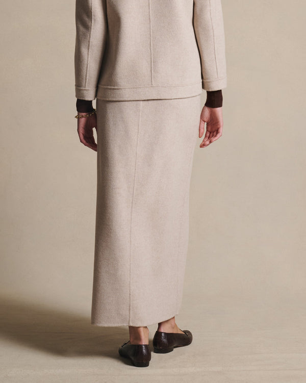 P. Johnson Martina Maxi Skirt - Oat