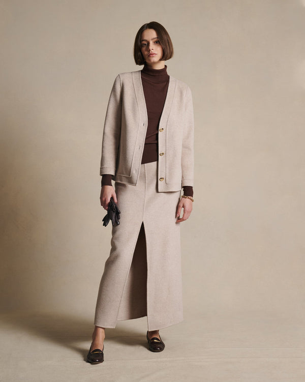 P. Johnson Martina Maxi Skirt - Oat