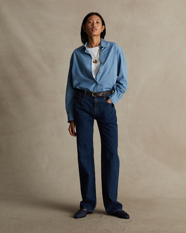 P. Johnson Mid Indigo Peta Jeans