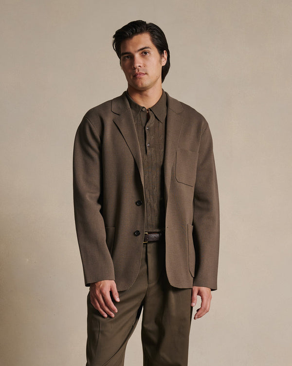 p. johnson Milano Blazer - Moss