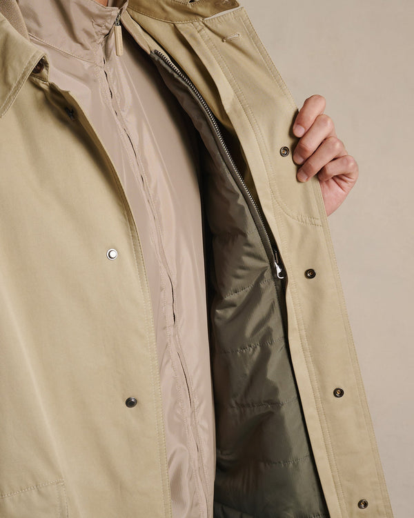 P. Johnson Monte 2-in-1 Coat - Beige