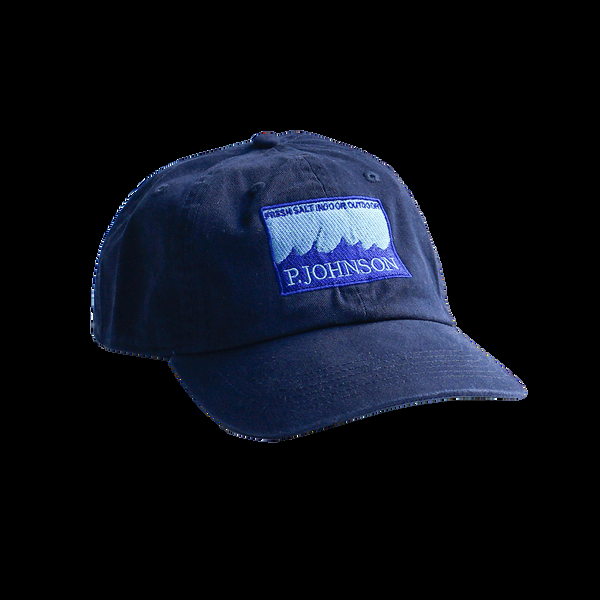 p. johnson Navy Dad Cap with Waves Patch