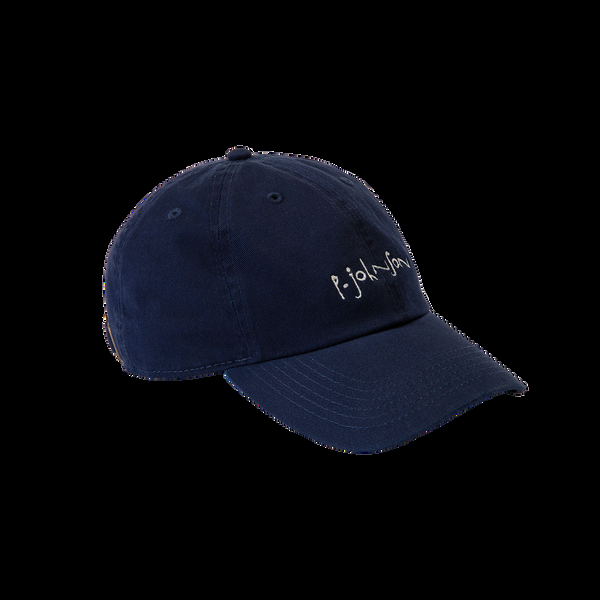 p. johnson Navy Femme Logo Dad Cap