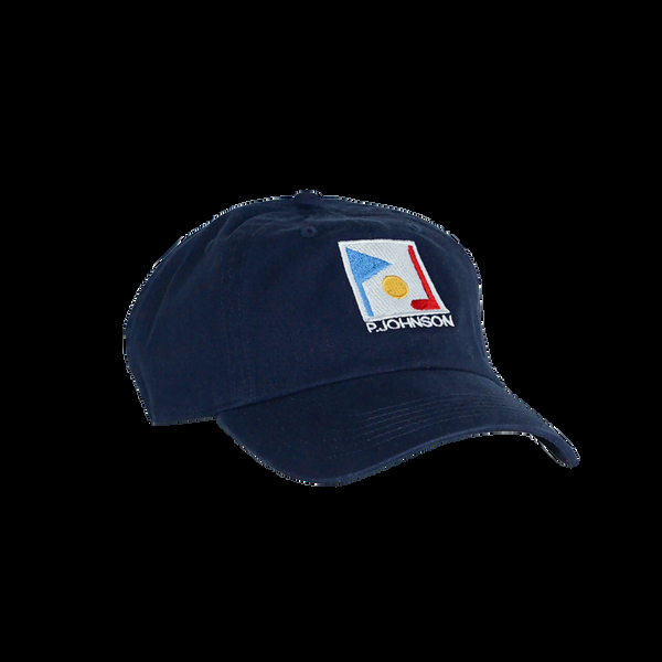 p. johnson Navy Golf Dad Cap