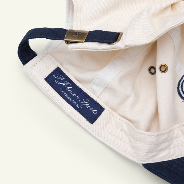 P. Johnson Navy & Off White Team Cap