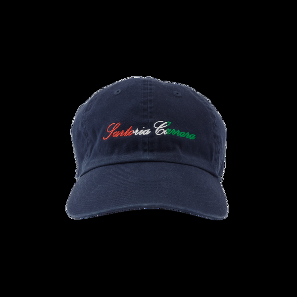 p. johnson Navy Sartoria Carrara Dad Cap