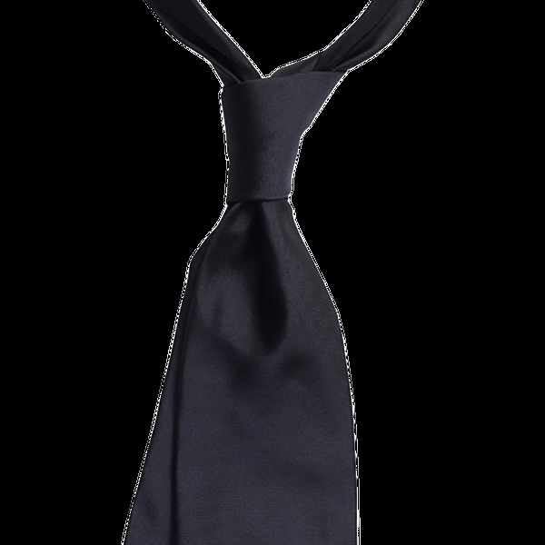 P. Johnson Navy Silk Tie