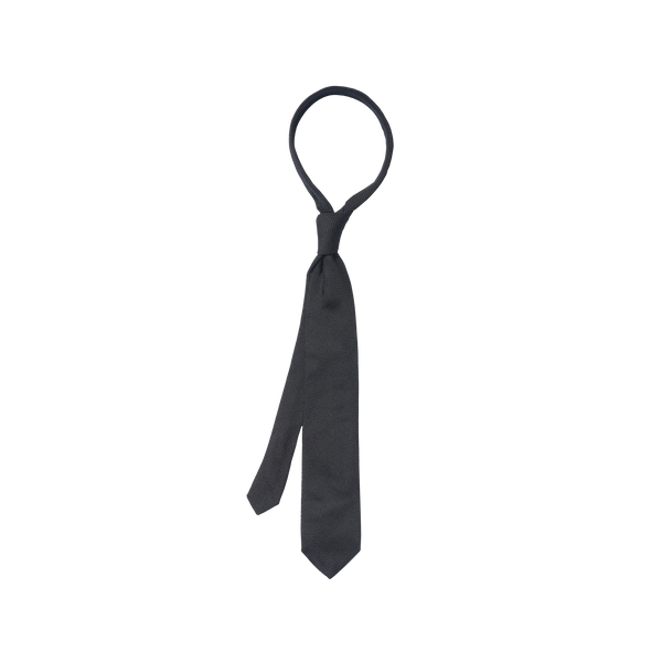 p. johnson Navy Small Grenadine Tie