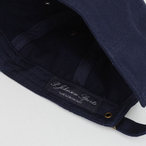 P. Johnson Navy Tennis Cap