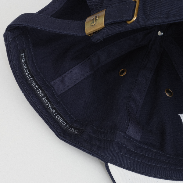 P. Johnson Navy Tennis Cap